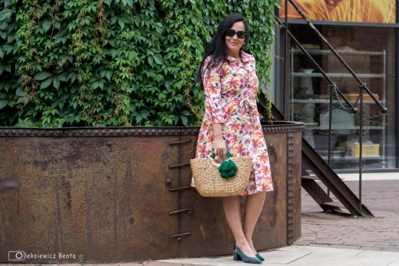 Szmizjerka w kwiatowy print