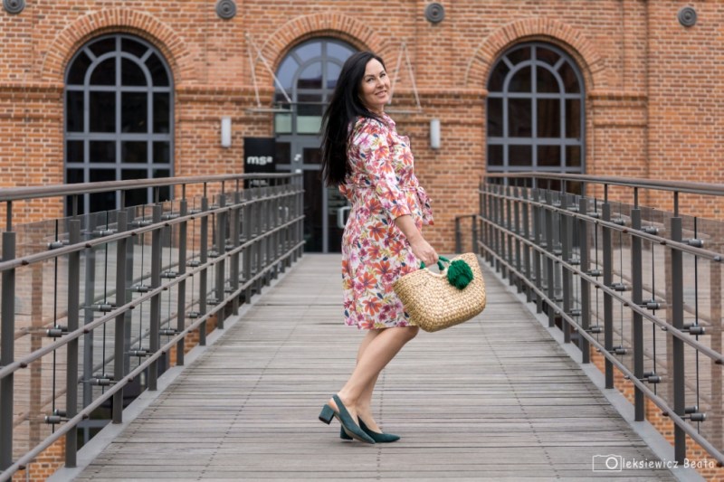 Szmizjerka w kwiaty print