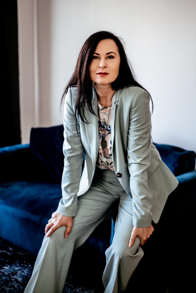 Garnitur w kolorze aqua